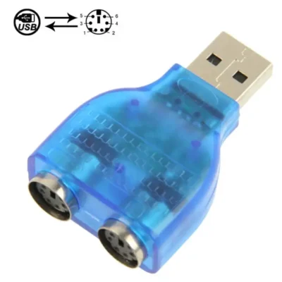 გადამყვანი S-PC-0125 USB Male to PS/2 Female Adapter for Mouse / Keyboard