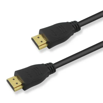კაბელი 0.5m HDMI 19 Pin Male to HDMI 19Pin Male Cable, 1.3 Version, Support HD TV / Xbox 360 / PS3 etc (Black + Gold Plated) S-PC-03115