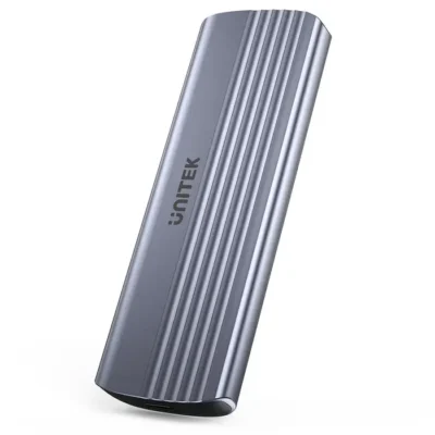 m2 NVME SSD to USB 3.1 / Type-c ადაპტერი , S1241B01, UNITEK, USB-C 10Gbps to NVMe M.2 SSD Enclosure.