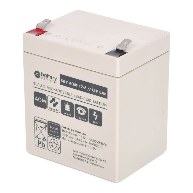 აკუმულატორი 12V5AH Pustun AGM Battery /90*70*101*107mm/1.52 kg