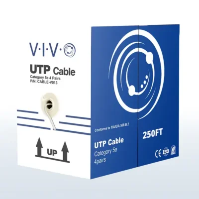 ქსელის კაბელი მეტრი CCA Cat5e UTP 0.5mm±0.008mm 305m