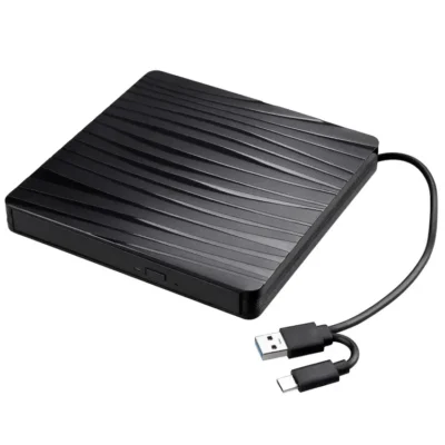 გარე დისკწამკითხი Tishric External ECD829 USB 3.0 Type-C CD Drive DVD Recorder DVD-RW DVD ROM Player SYA0017361