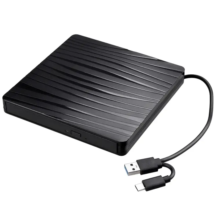 გარე დისკწამკითხი Tishric External ECD829 USB 3.0 Type-C CD Drive DVD Recorder DVD-RW DVD ROM Player SYA0017361