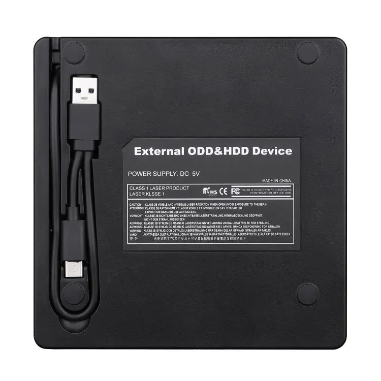 გარე დისკწამკითხი Tishric External ECD829 USB 3.0 Type-C CD Drive DVD Recorder DVD-RW DVD ROM Player SYA0017361