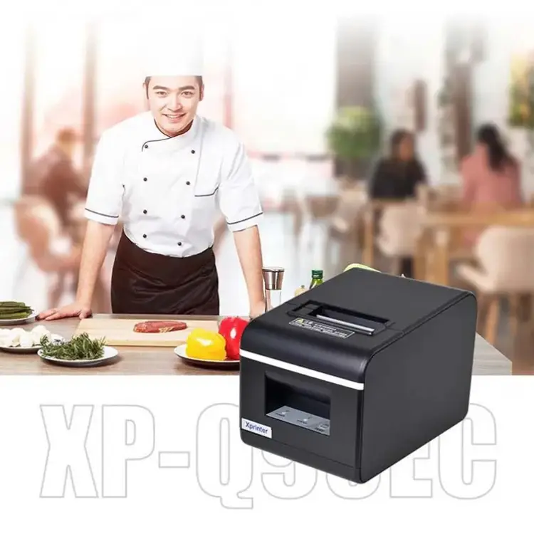 თერმული პრინტერი Xprinter XP-Q90EC 58mm Portable Express List Receipt Thermal Printer, Style:USB Port(EU Plug) TBD0600692801B