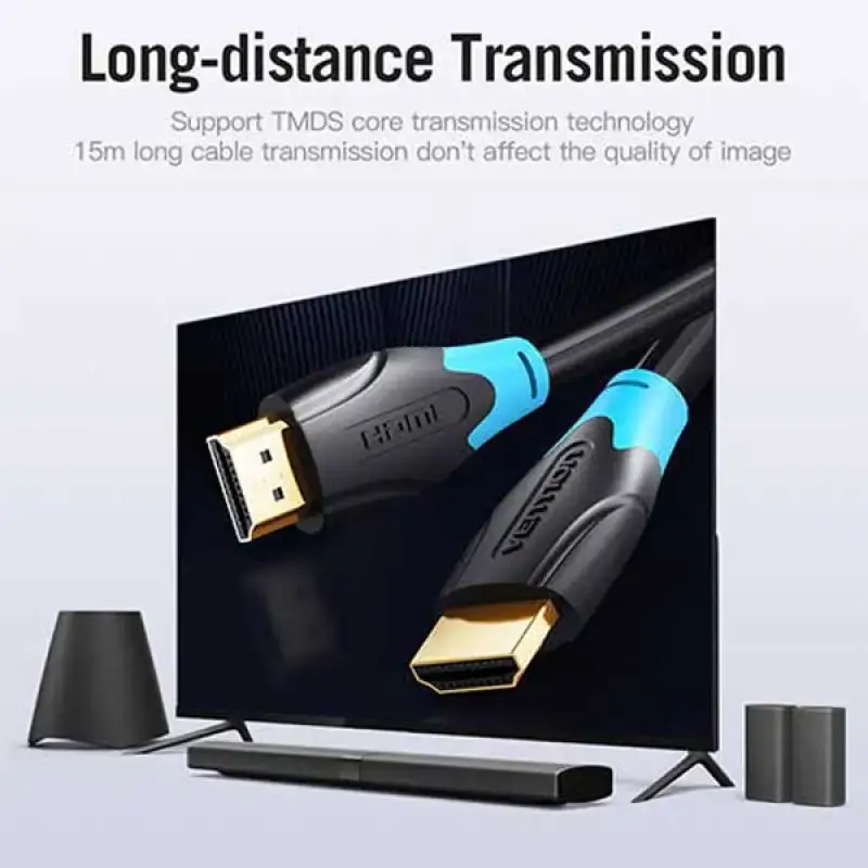 HDMI კაბელი VENTION AACBN HDMI Cable 15M Black