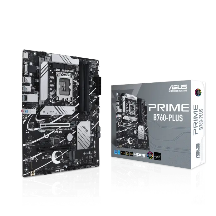 +დედა დაფა MotherBoard/ LGA 1700/ ASUS PRIME B760-PLUS//LGA1700,B760,USB 3.2 GEN 2X2,AURA,MB