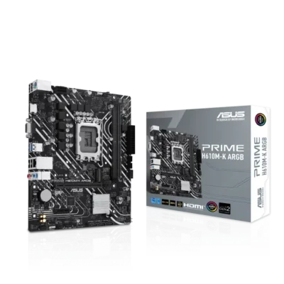 3ASUS Motherboard PRIME H610M-K s1700 H610 2xDDR5 M.2 HDMI D-Sub mATX